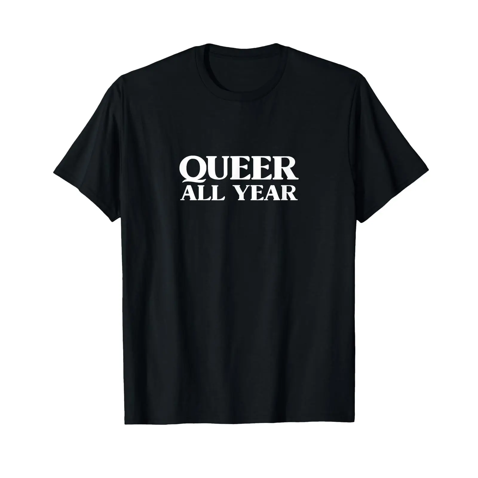 Vintage Queer Fashion - T-shirt Queer All Year LGBTQIA Gay