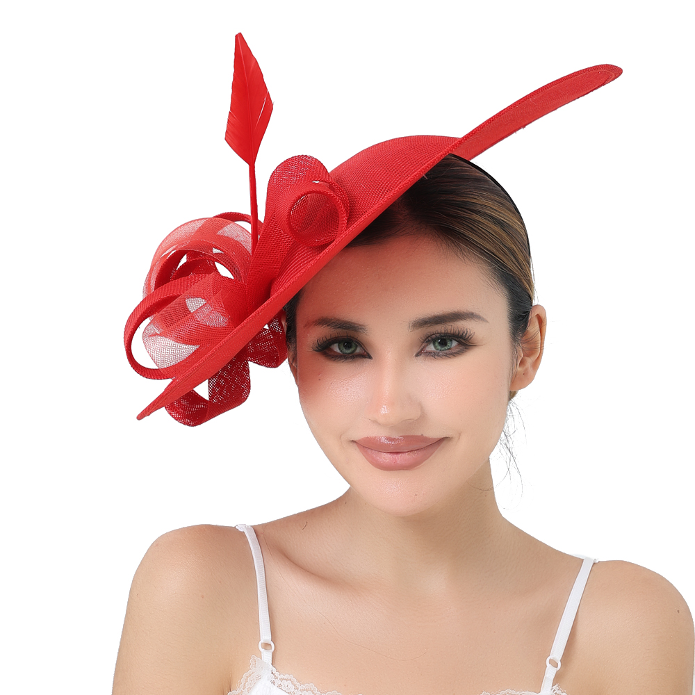 Vintage Fashion Hats - Chapeaux Fascinator Tendance à Large Bord