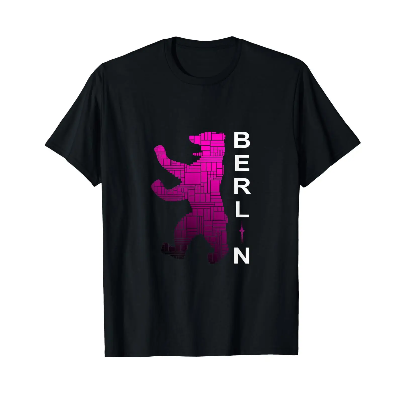 Vintage Fashion Berlin - T-shirt avec texte allemand « Ich