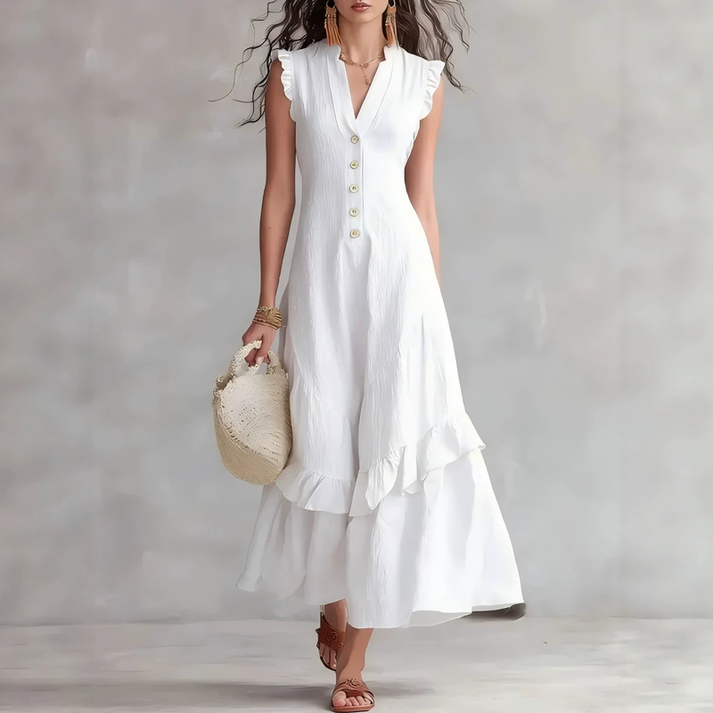 V Vintage Fashion - Robe de soirée élégante pour femme