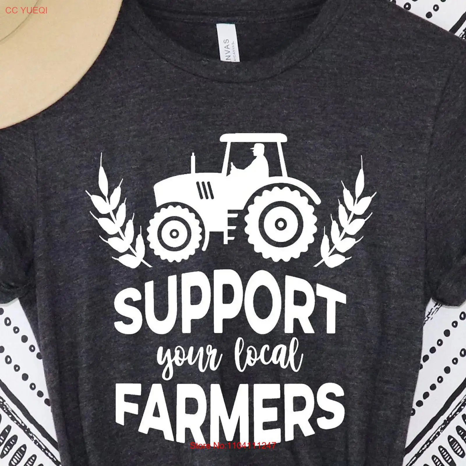 Vintage Fashion Market - T-shirt « Soutenez vos agriculteurs locaux