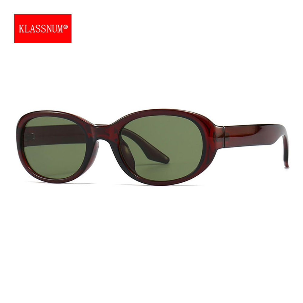 Vintage Fashion Photography - KLASSNUM Lunettes de soleil ovales grandes