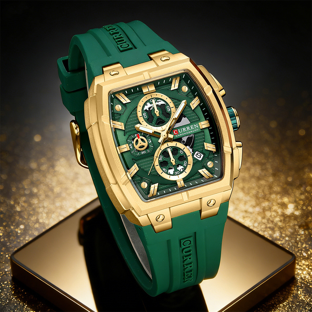 Vintage Fashion Aesthetic - Montre vintage de luxe CURREN pour
