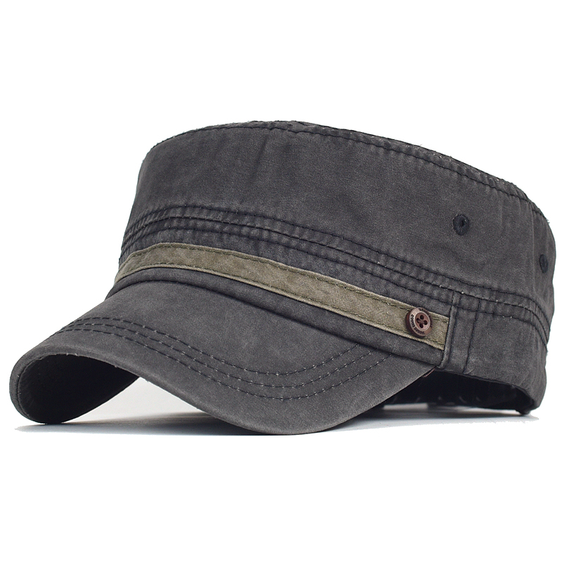 Vintage Fashion Hats - Casquette en coton délavé pour homme,
