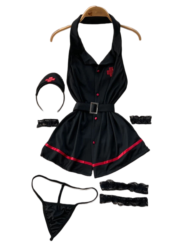 V Vintage Fashion - Ensemble de lingerie sexy pour femme,