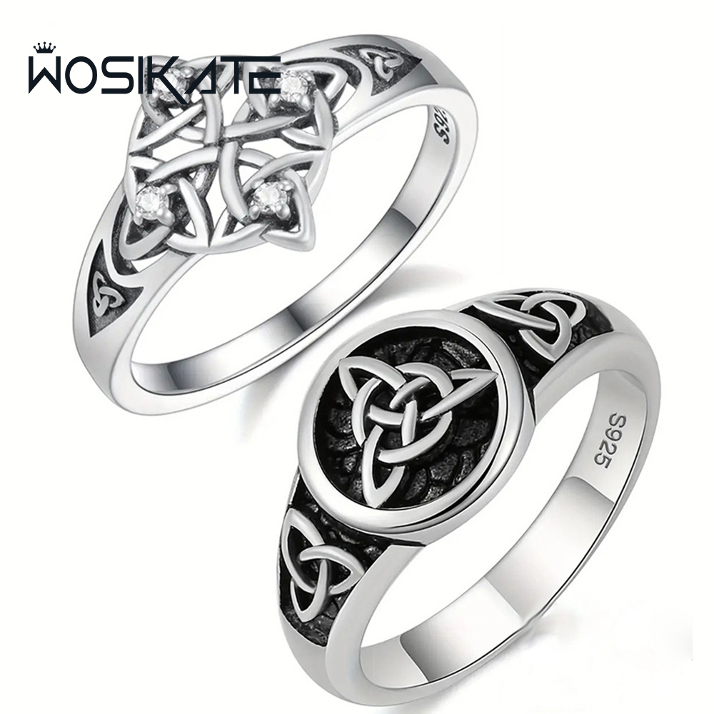 Z Vintage Fashion - WOSIKATE Vintage Thai argent celtique noeud