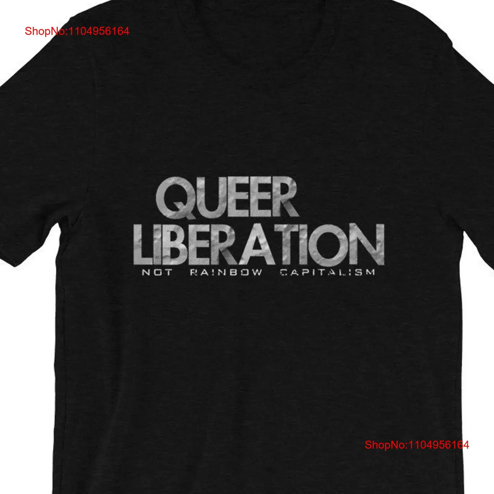 Vintage Queer Fashion - Queer libération pas arc-en-ciel capitalisme t-shirt