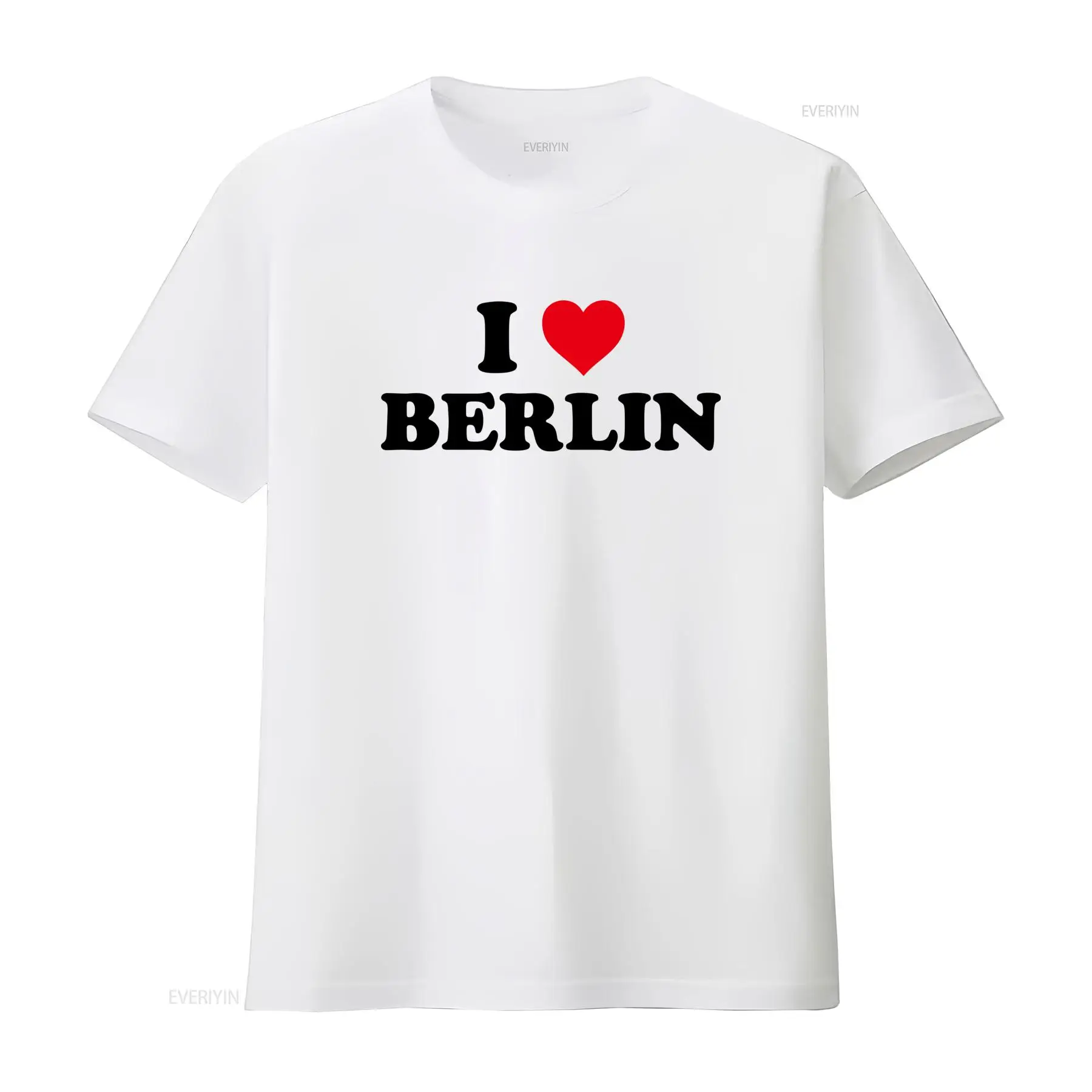 Vintage Fashion Berlin - T-shirt élégant « I Love Berlin