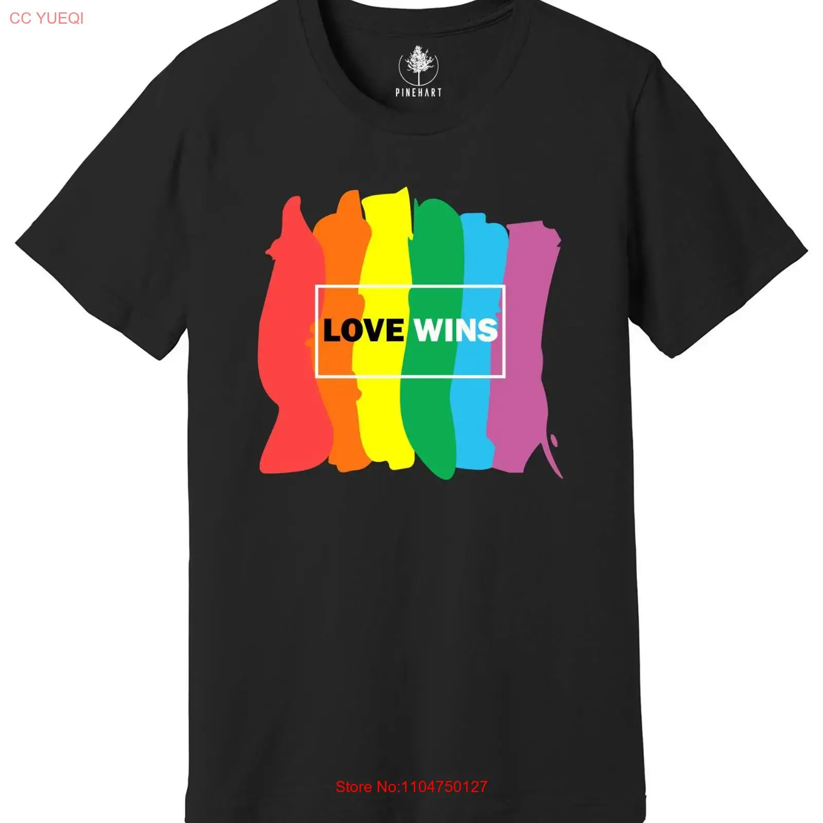Vintage Queer Fashion - T-shirt Love Wins LGBT Gay Pride