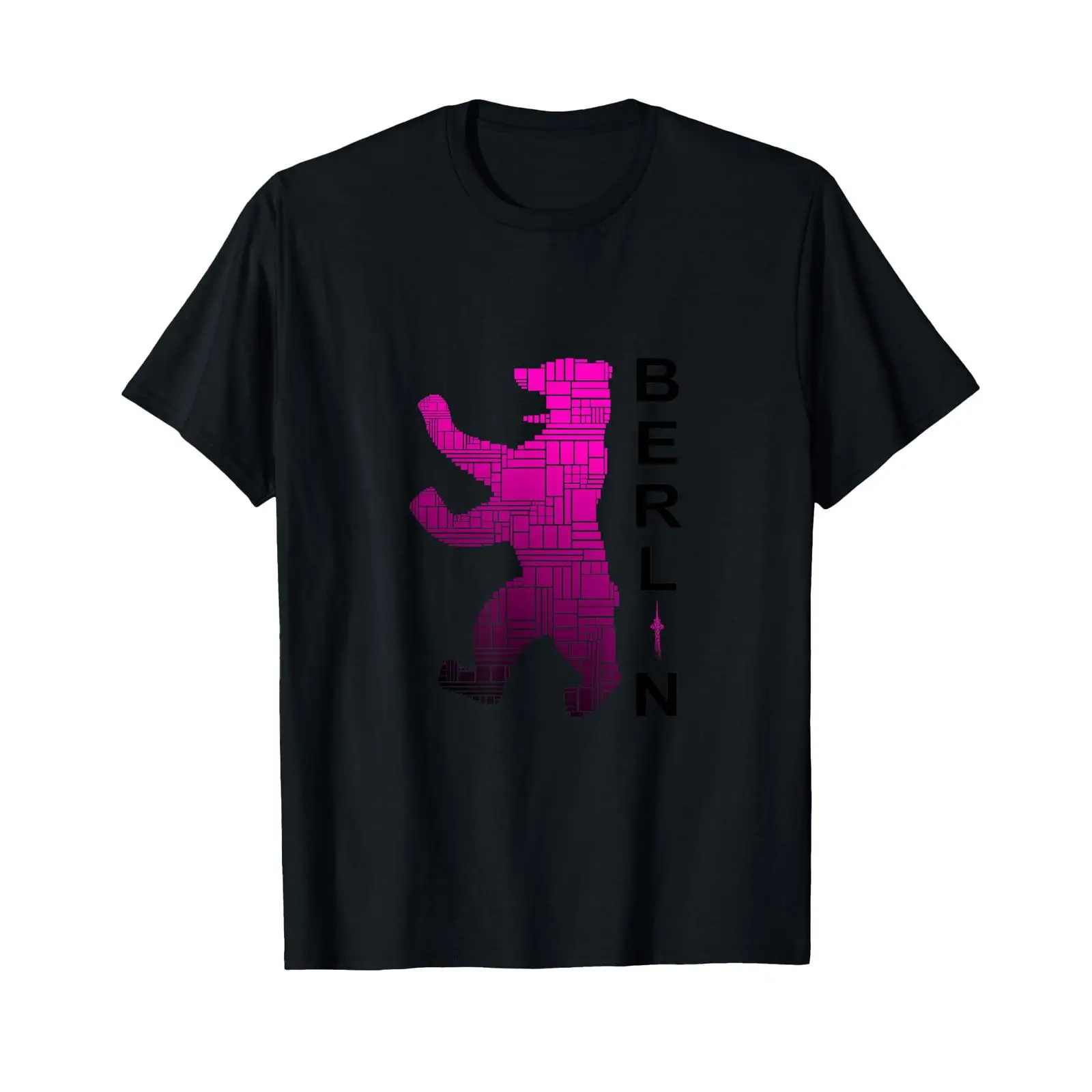 Vintage Fashion Berlin - T-shirt avec texte allemand « Ich