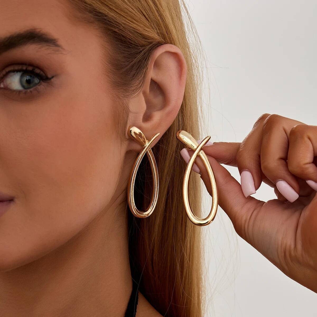 Z Vintage Fashion - IngeSight.Z Boucles d'oreilles à clous géométriques
