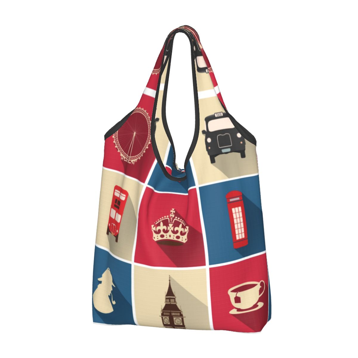 Vintage Fashion Uk - Sac fourre-tout portable britannique Sensation Red