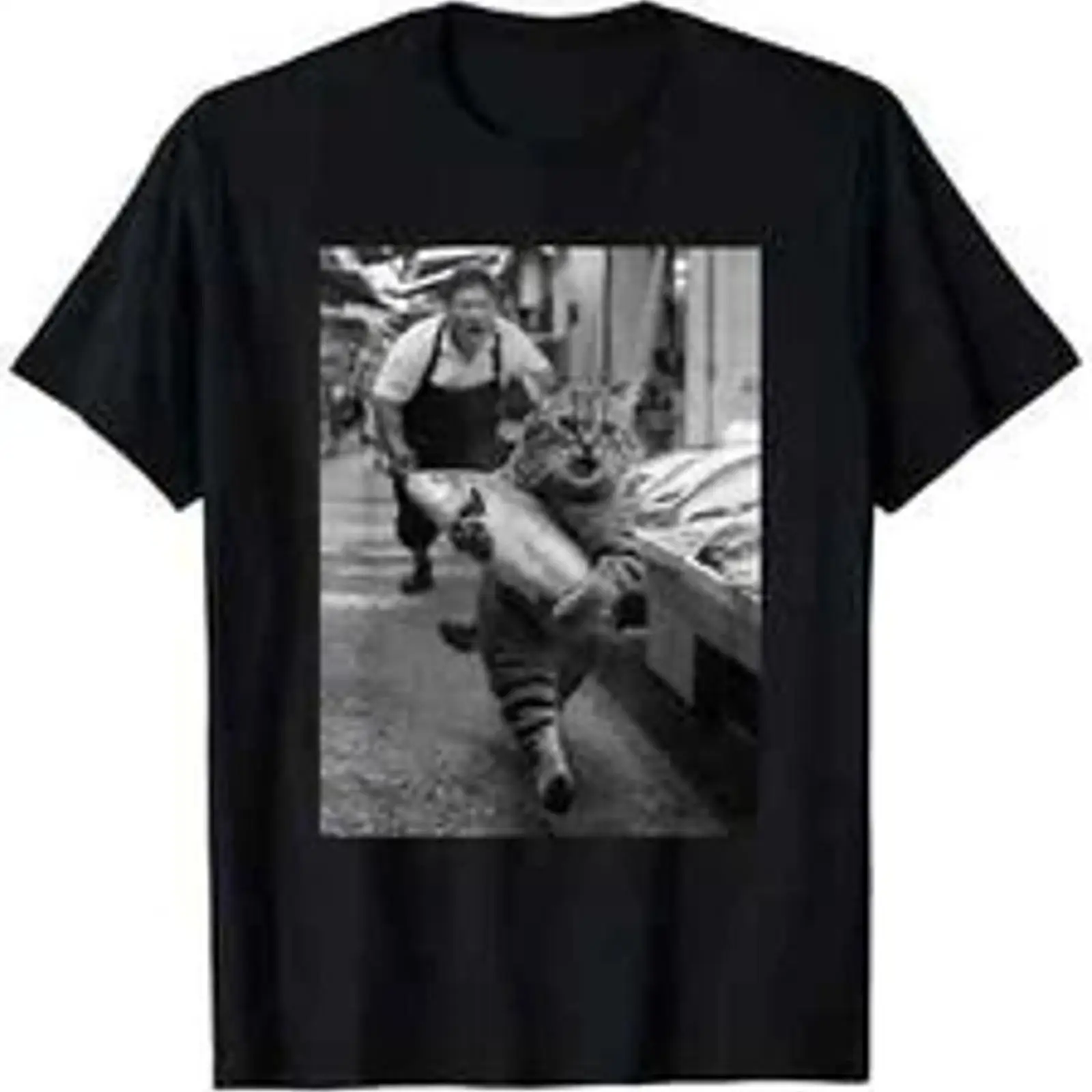 Vintage Fashion Market - T-shirt Meme « Chat drôle qui