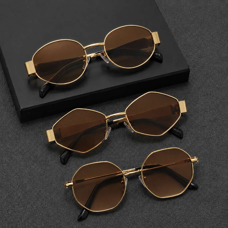 Vintage Fashion Photography - 3 paires de lunettes vintage ovales
