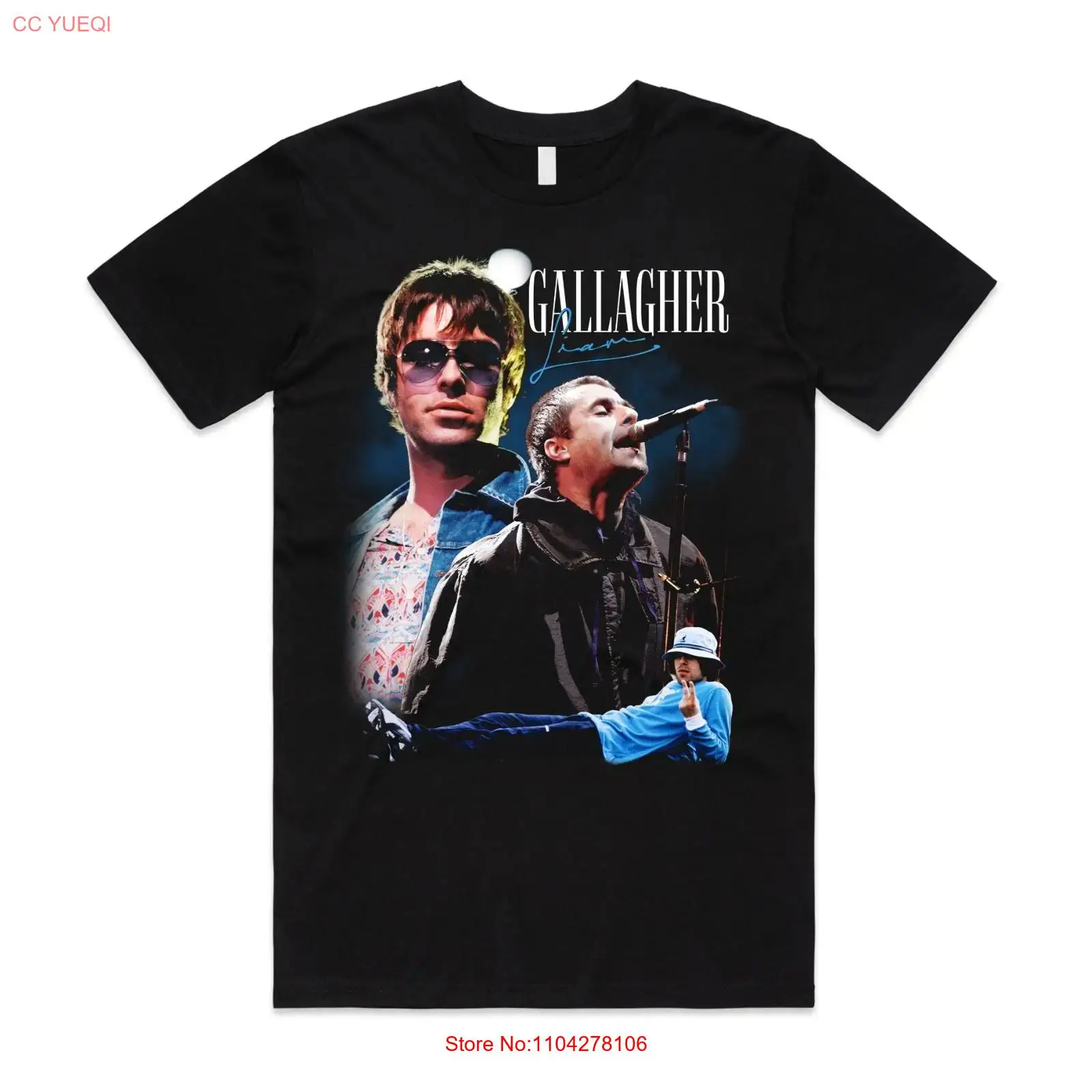 Vintage Fashion Uk - T-shirt Hommage Liam Gallagher – Top