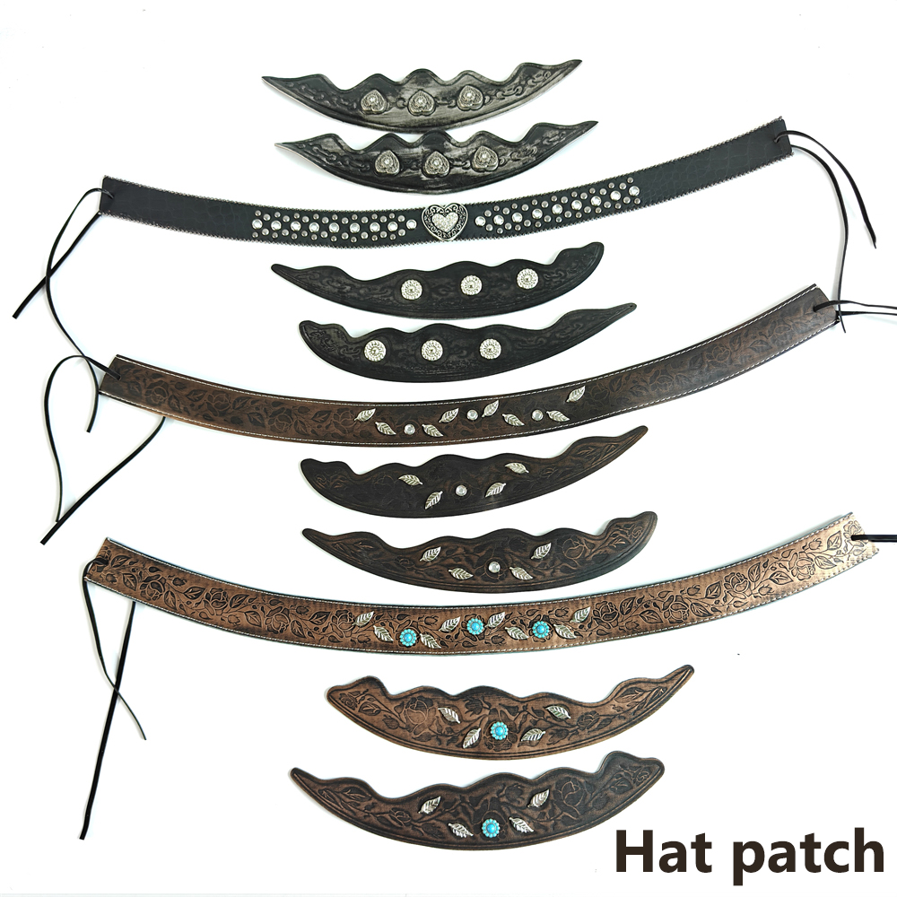 Vintage Fashion Hats - Bande de chapeau en cuir style