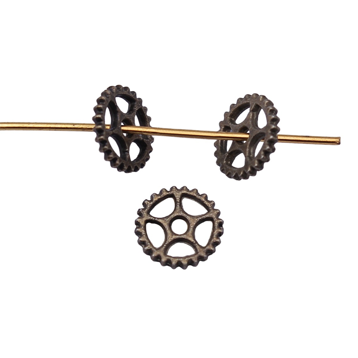 Vintage Fashion Tags - Breloques steampunk, pendentifs engrenages, pièces de