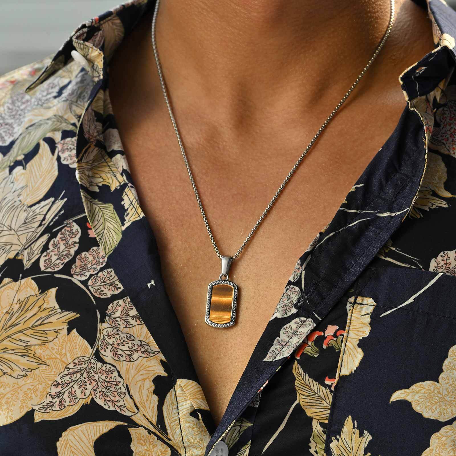 Vintage Fashion Tags - Vnox – collier avec pendentif en