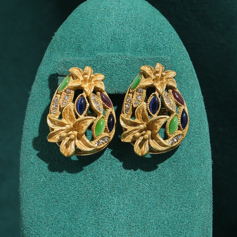 Boucles d'oreilles trompette e - Vintage Fashion Jewelry Brands avis et prix