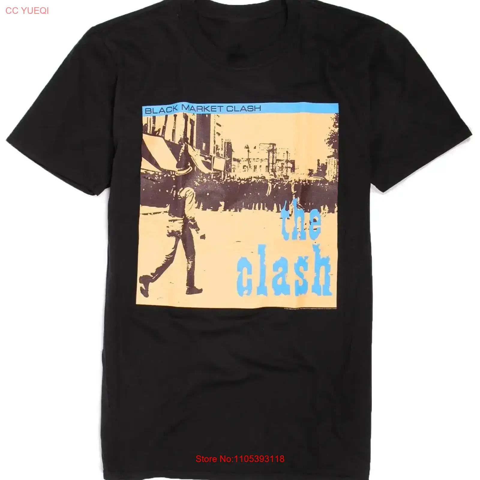 T-shirt Rare The Clash Black M - Vintage Fashion Market avis et prix