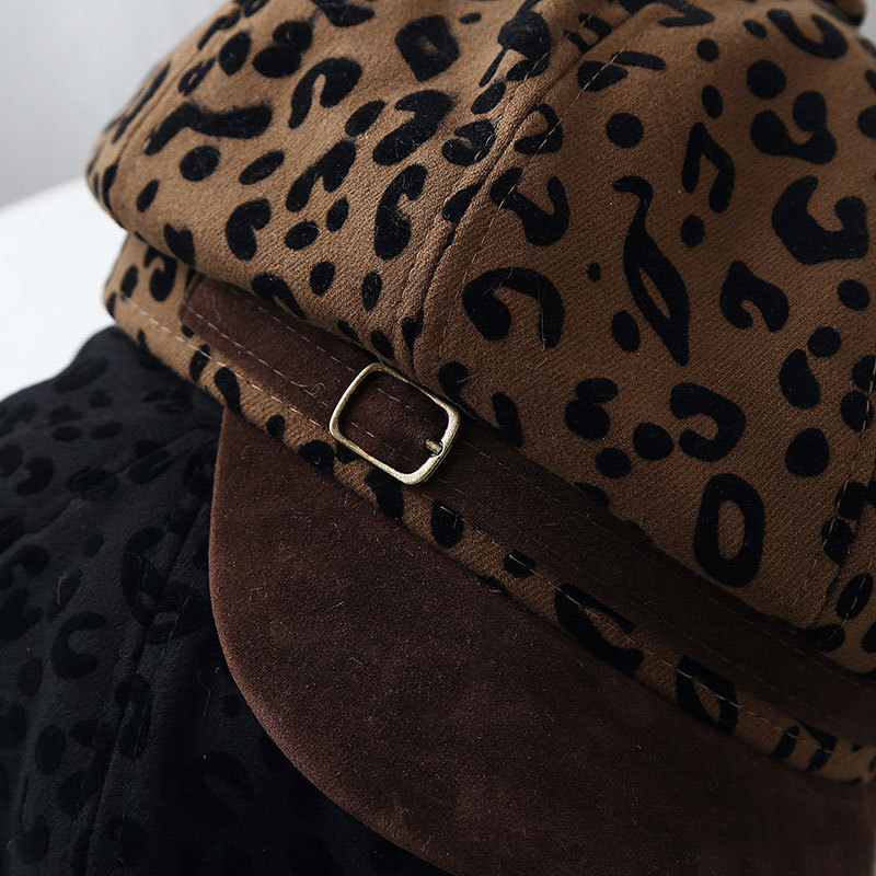 Béret rétro à imprimé léopard  - Vintage Fashion Hats avis et prix