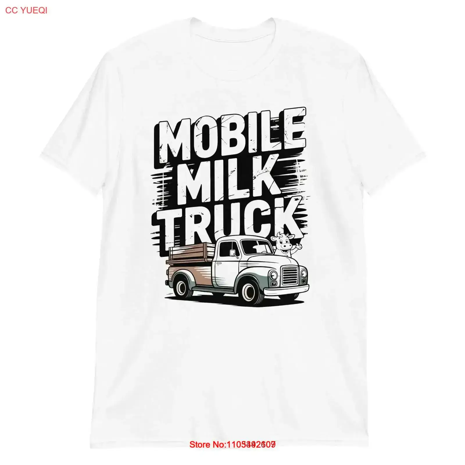T-shirt Mobile Milk Truck styl - Vintage Fashion Market avis et prix
