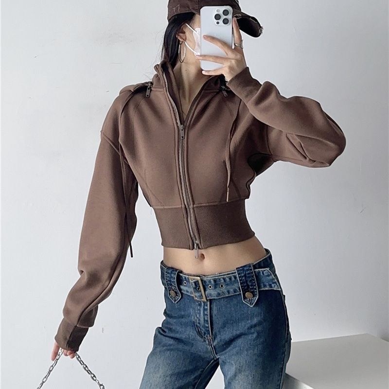 Sweat-shirts à capuche courts  - Vintage Fashion Drawings avis et prix