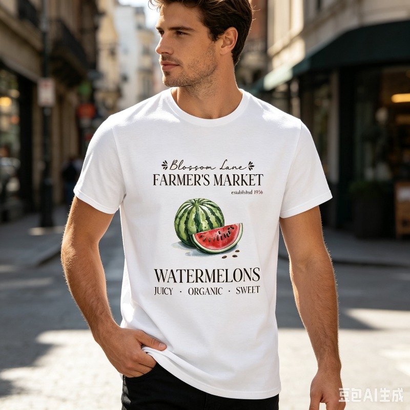 T-shirt Watermelon Farmer Mark - Vintage Fashion Market avis et prix