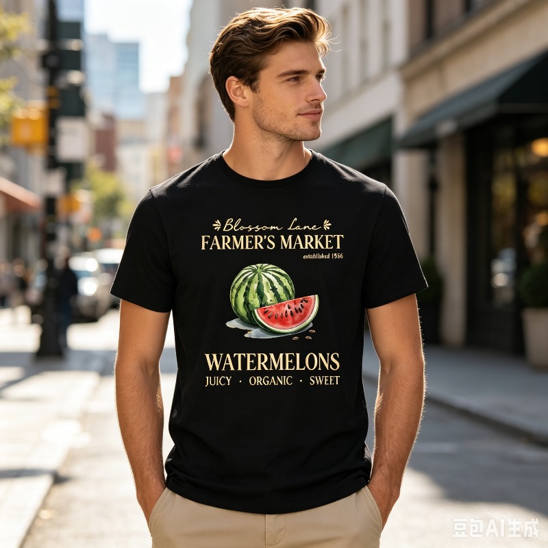 T-shirt Watermelon Farmer Mark - Vintage Fashion Market avis et prix