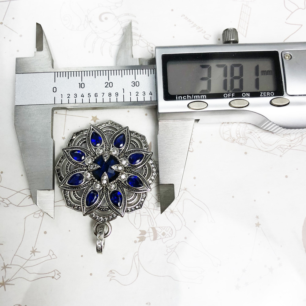 Pendentif fleur de Lotus bleue - Vintage Fashion Jewelry Brands avis et prix