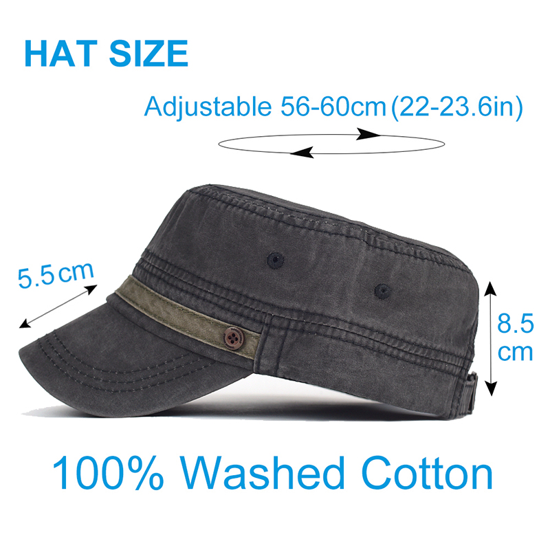 Casquette en coton délavé pour - Vintage Fashion Hats avis et prix