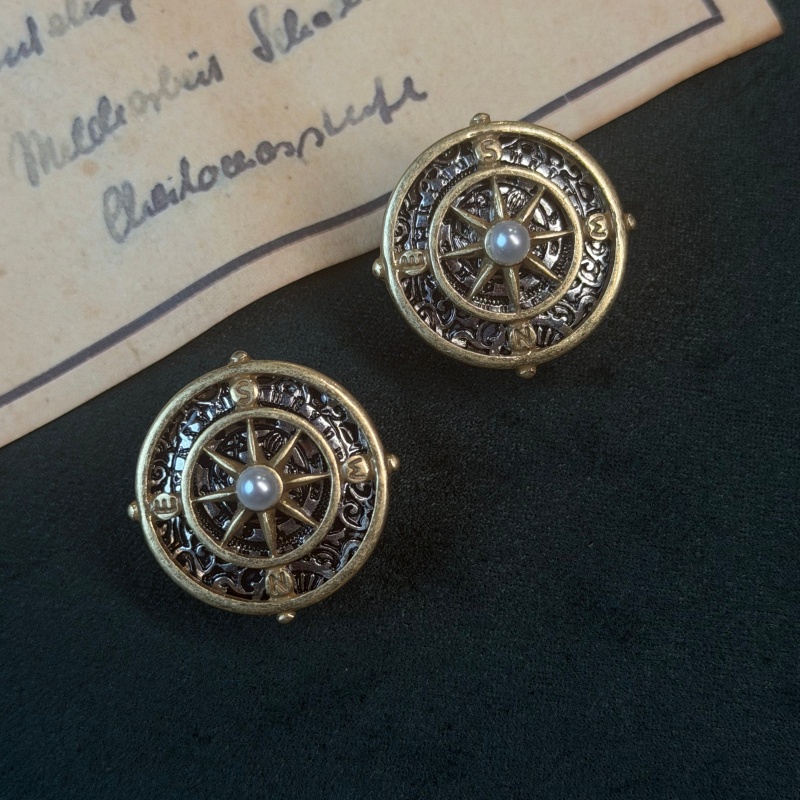 Boucles d'oreilles boussole vi - Vintage Fashion Jewelry Brands avis et prix