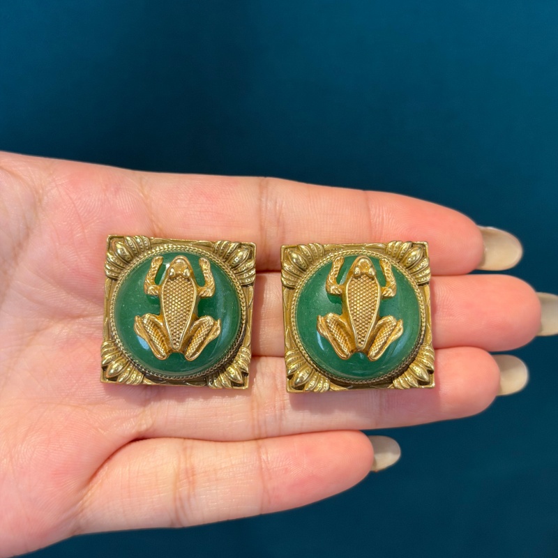 Boucles d'oreilles clous carré - Vintage Fashion Jewelry Brands avis et prix