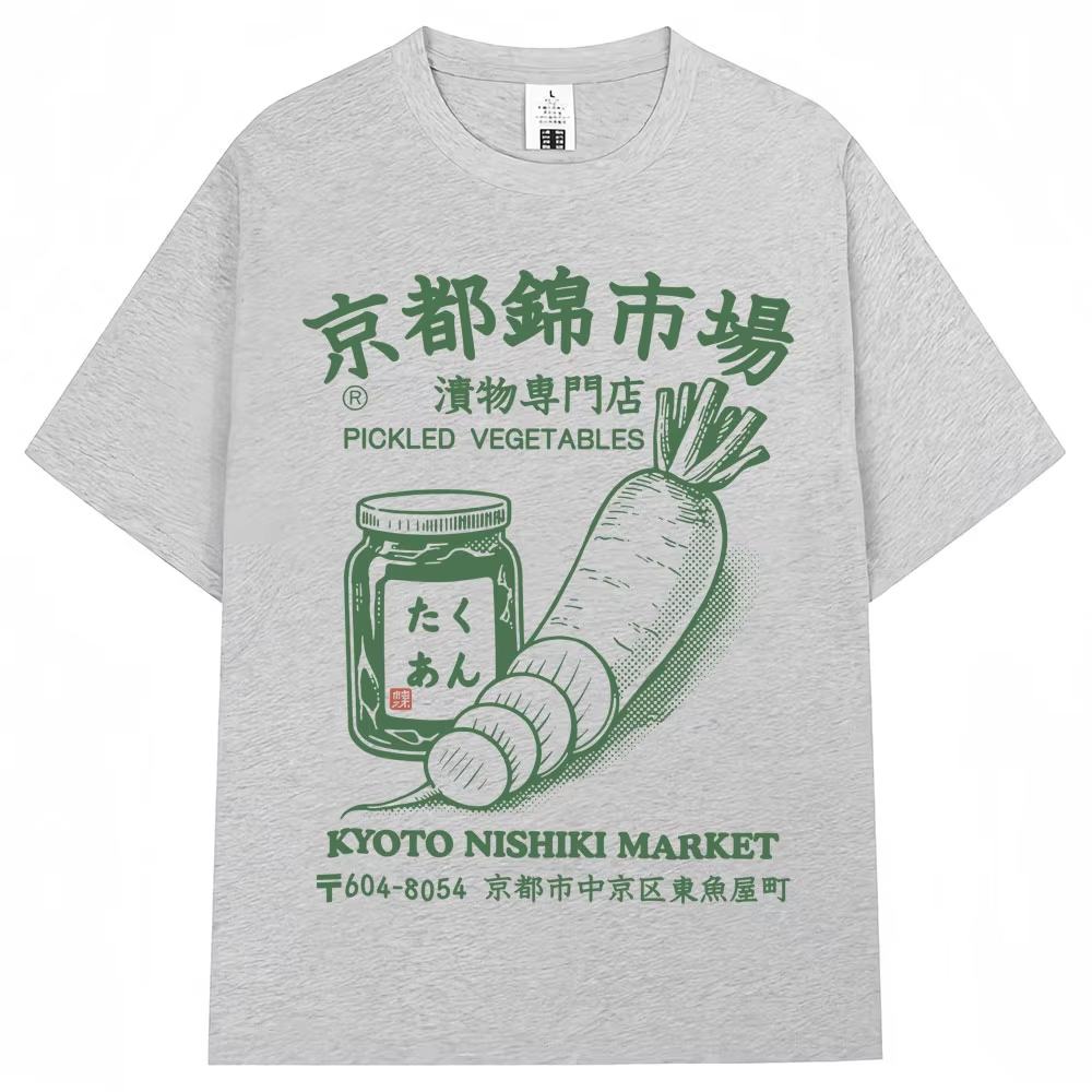 T-shirt imprimé style japonais - Vintage Fashion Market avis et prix
