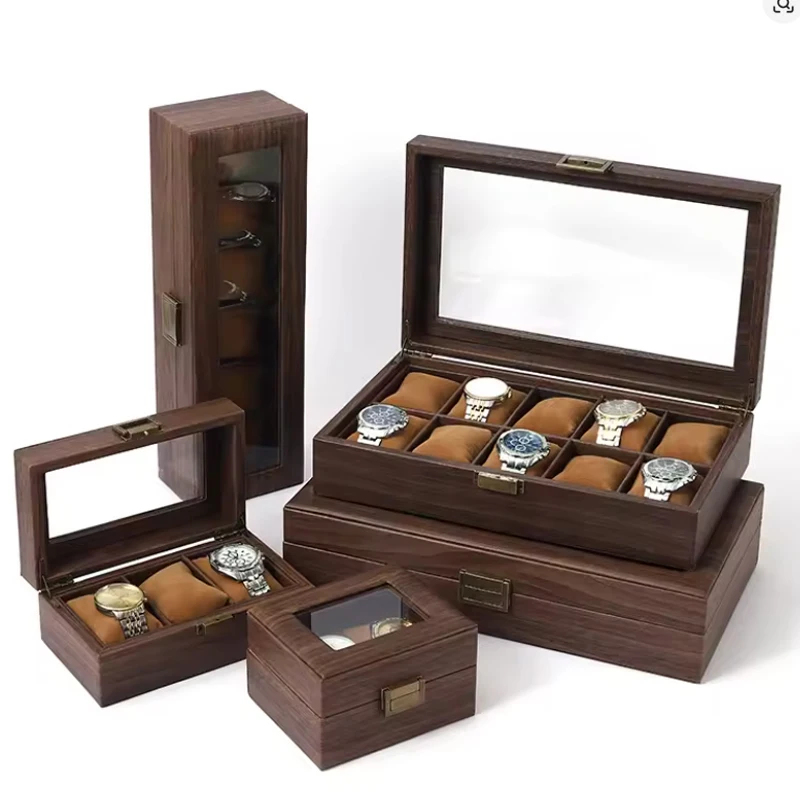 Boîte à montres en cuir PU à 2 - Vintage Fashion Tags avis et prix