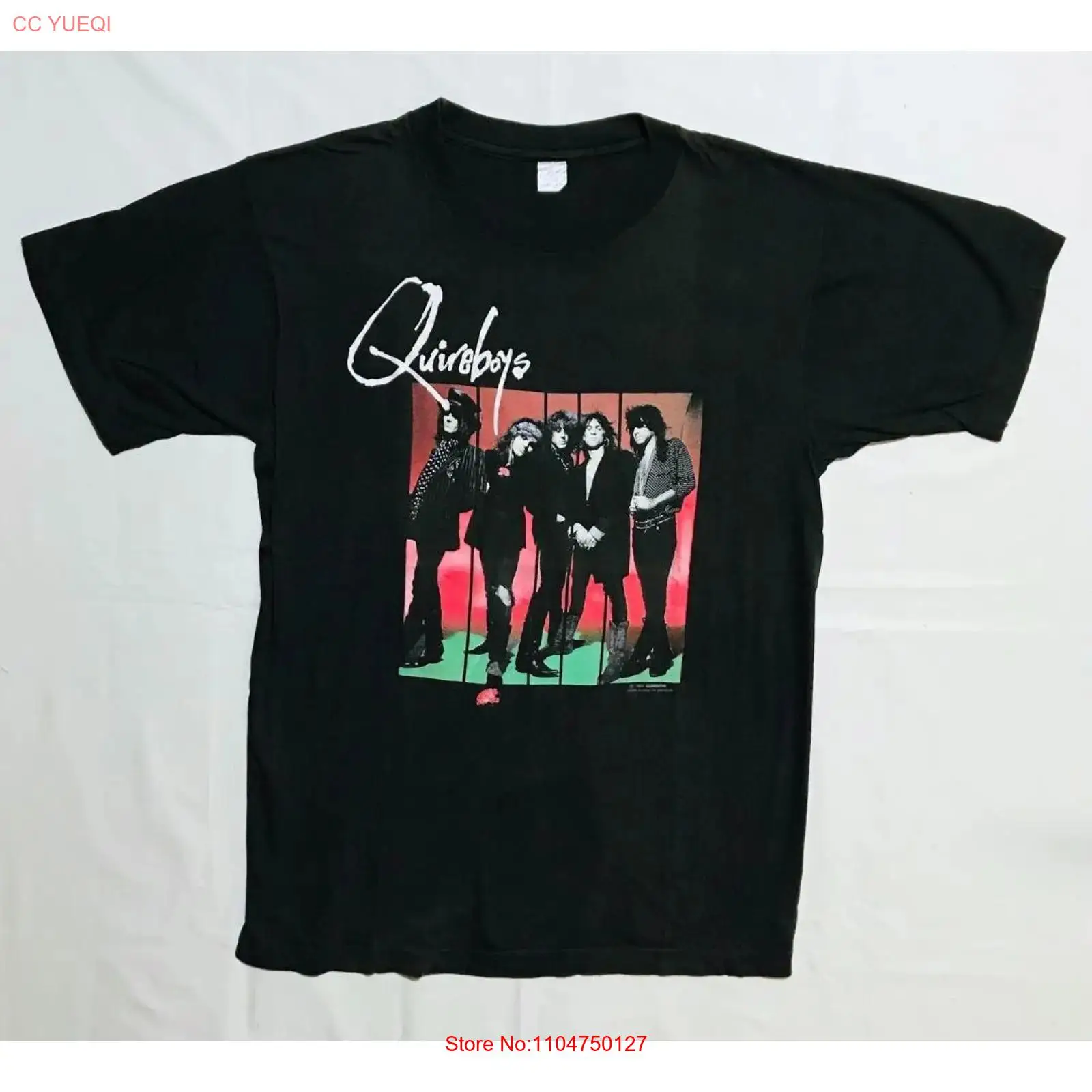 T-shirt THE QUIREBOYS UK TOUR  - Vintage Fashion Uk avis et prix