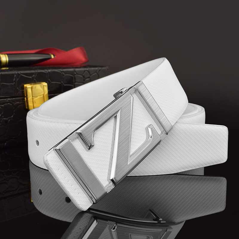 Ceinture en cuir blanc pour ho - Z Vintage Fashion avis et prix
