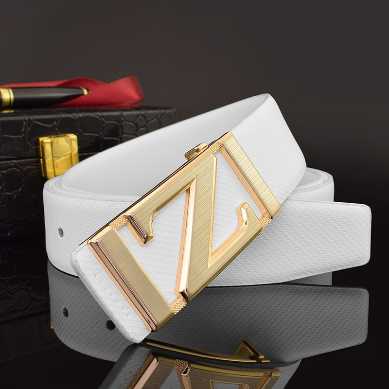 Ceinture en cuir blanc pour ho - Z Vintage Fashion avis et prix