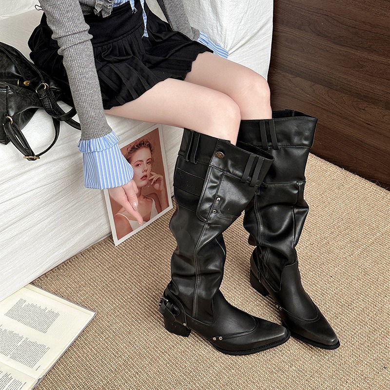 Femmes bottes Vintage femmes g - Vintage Fashion Aesthetic avis et prix