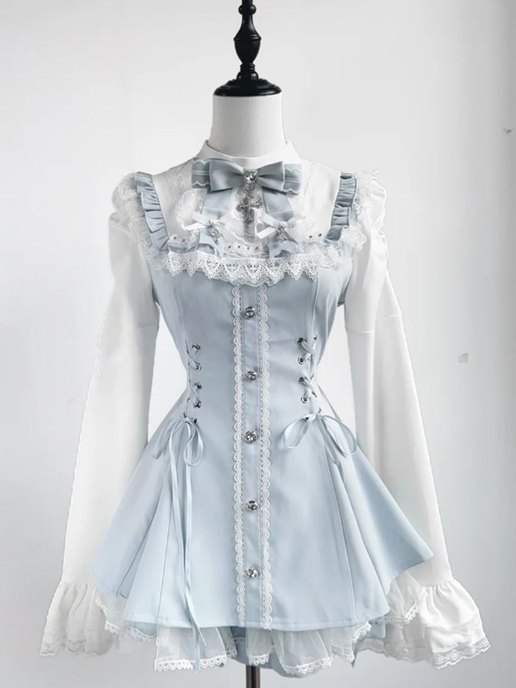 Ensemble 2 pièces en dentelle  - V Vintage Fashion avis et prix