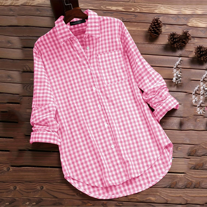 Chemise ample à carreaux à col - Vintage Fashion Ebay avis et prix