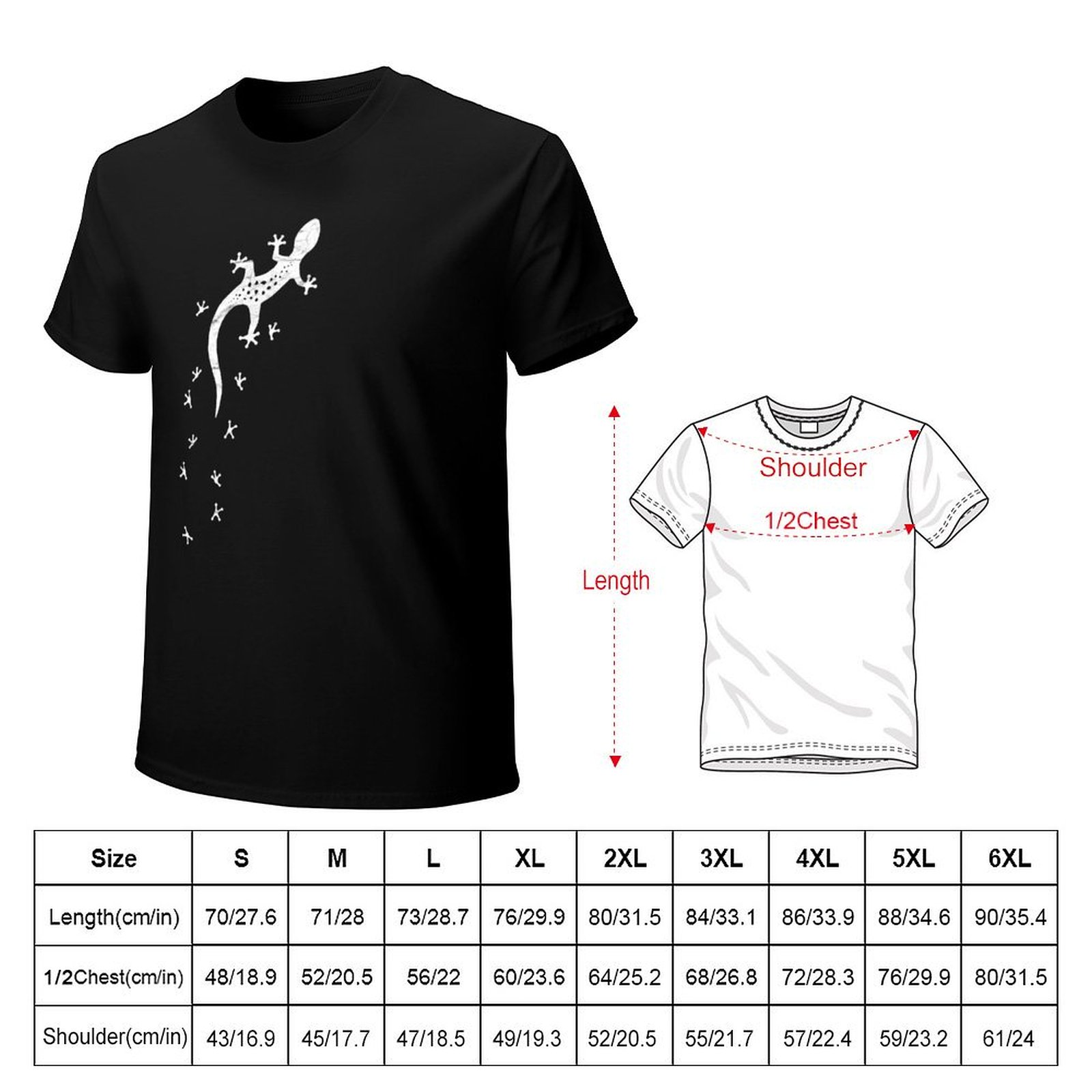 T-shirt imprimé motif lézard r - Vintage Fashion Drawings avis et prix