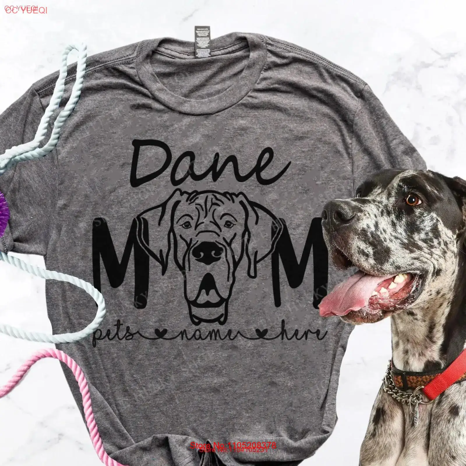 Dane maman t-shirt avec grand  - Vintage Fashion Drawings avis et prix