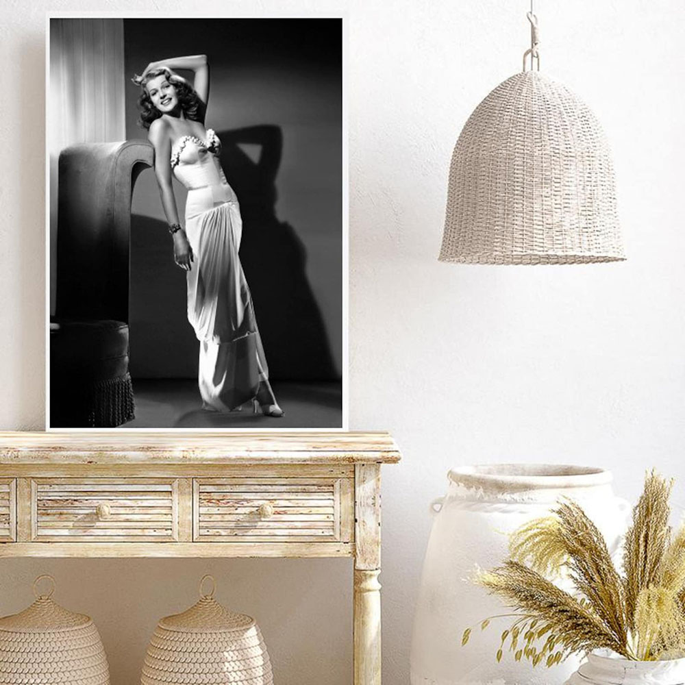 Affiche de Rita Hayworth, noir - Vintage Fashion Photography avis et prix