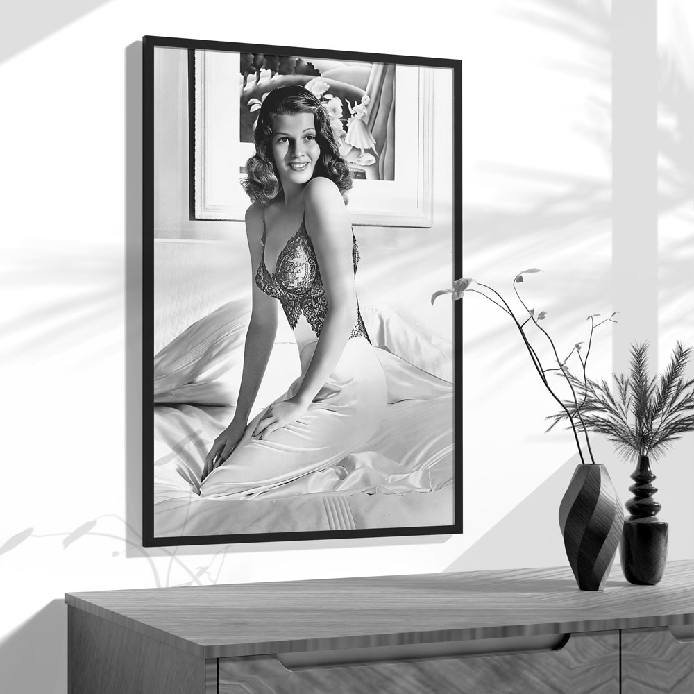 Affiche de Rita Hayworth, noir - Vintage Fashion Photography avis et prix