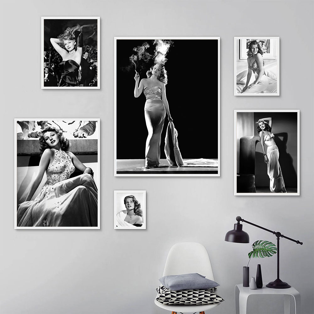 Affiche de Rita Hayworth, noir - Vintage Fashion Photography avis et prix