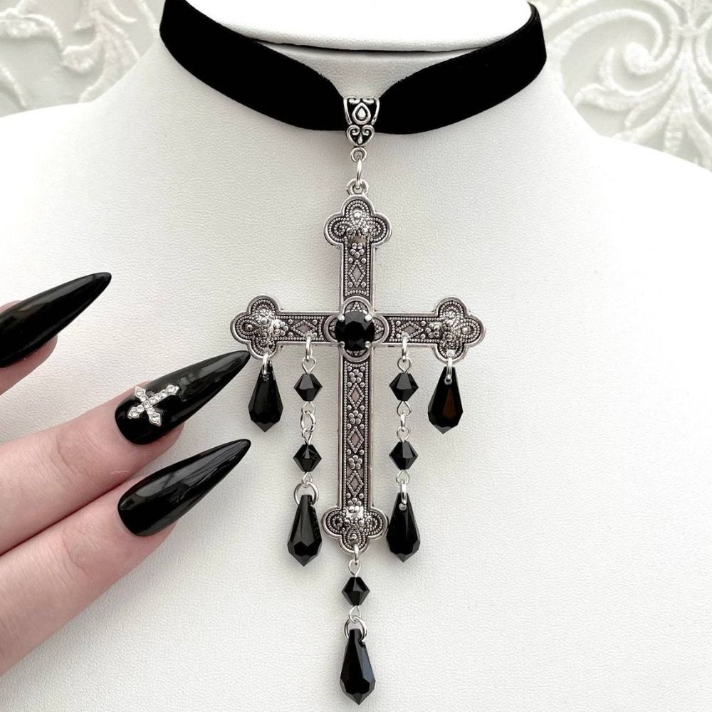 Grand pendentif croix de Style - Vintage Fashion Looks avis et prix