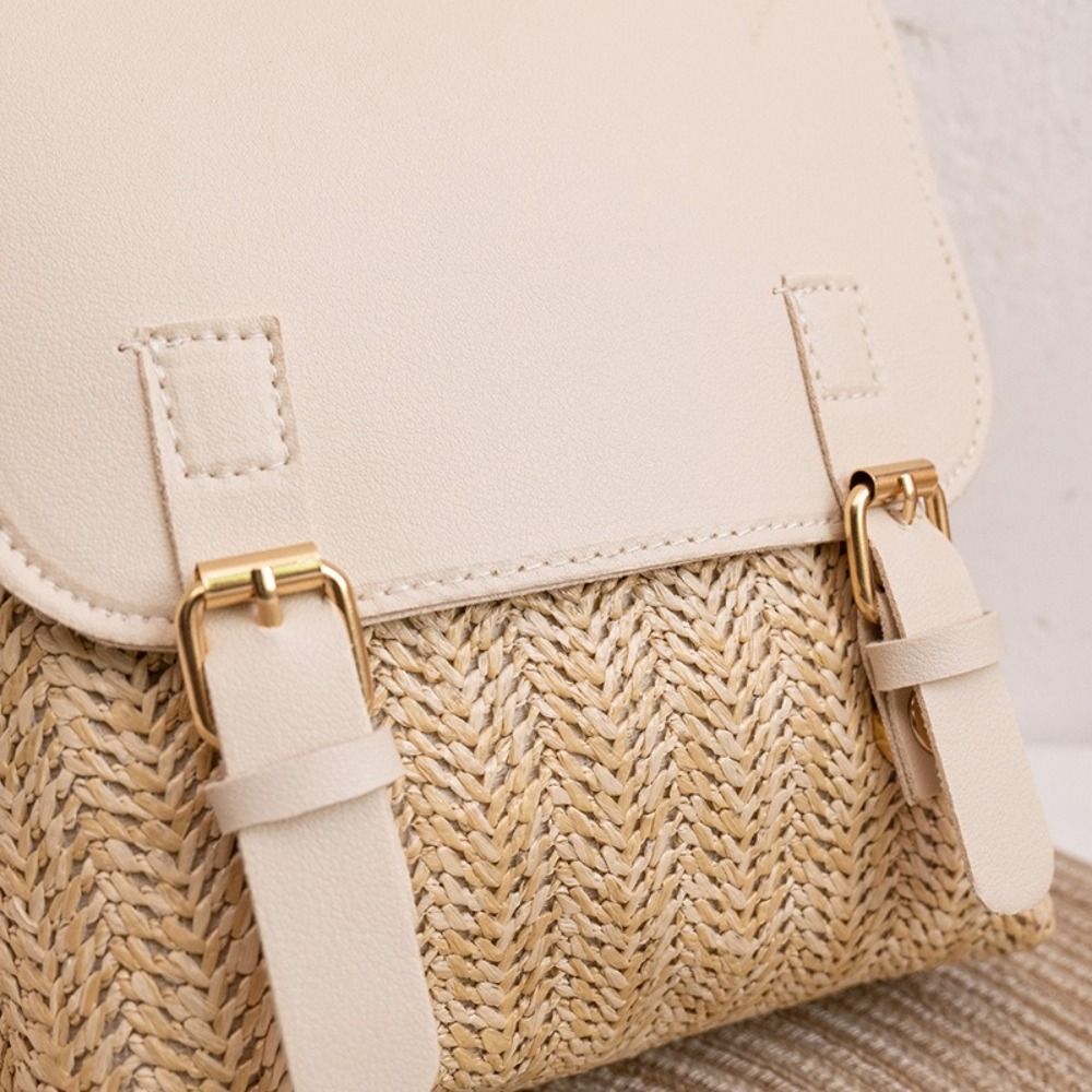 Sac à dos en cuir PU tressé st - Vintage Fashion Looks avis et prix