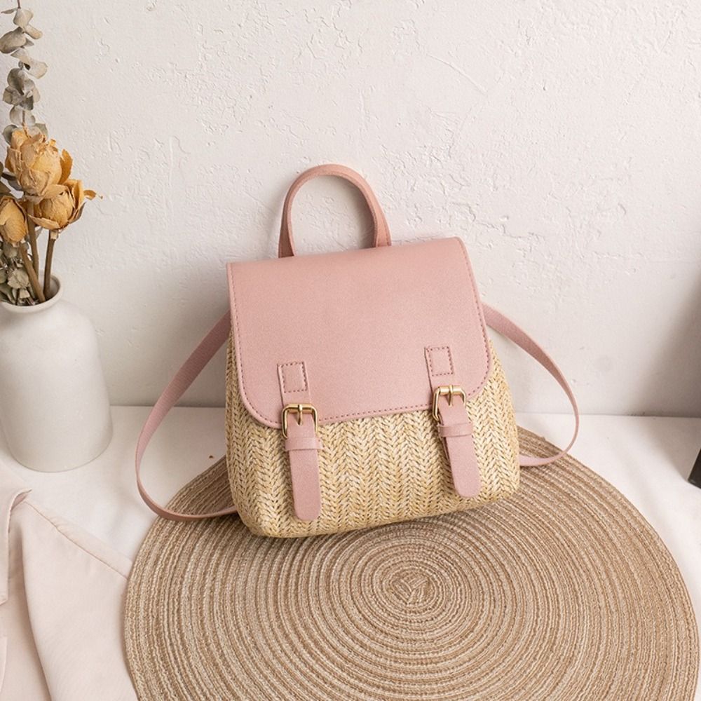 Sac à dos en cuir PU tressé st - Vintage Fashion Looks avis et prix